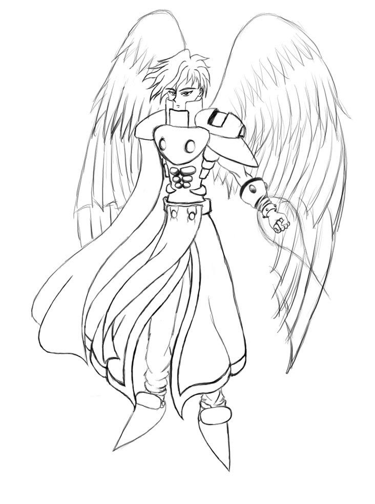 Angel
More bishounen, this time based on Devil & Devil style angels.
