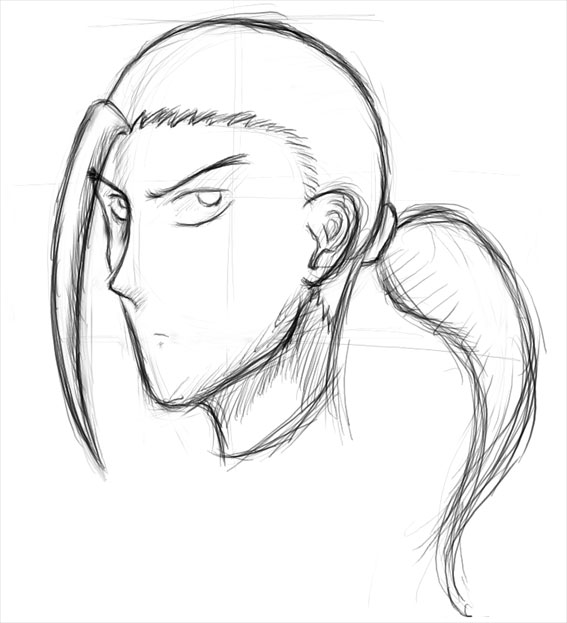 Evil guy
Trying for a saitou look. Still not very good at doing evil...
