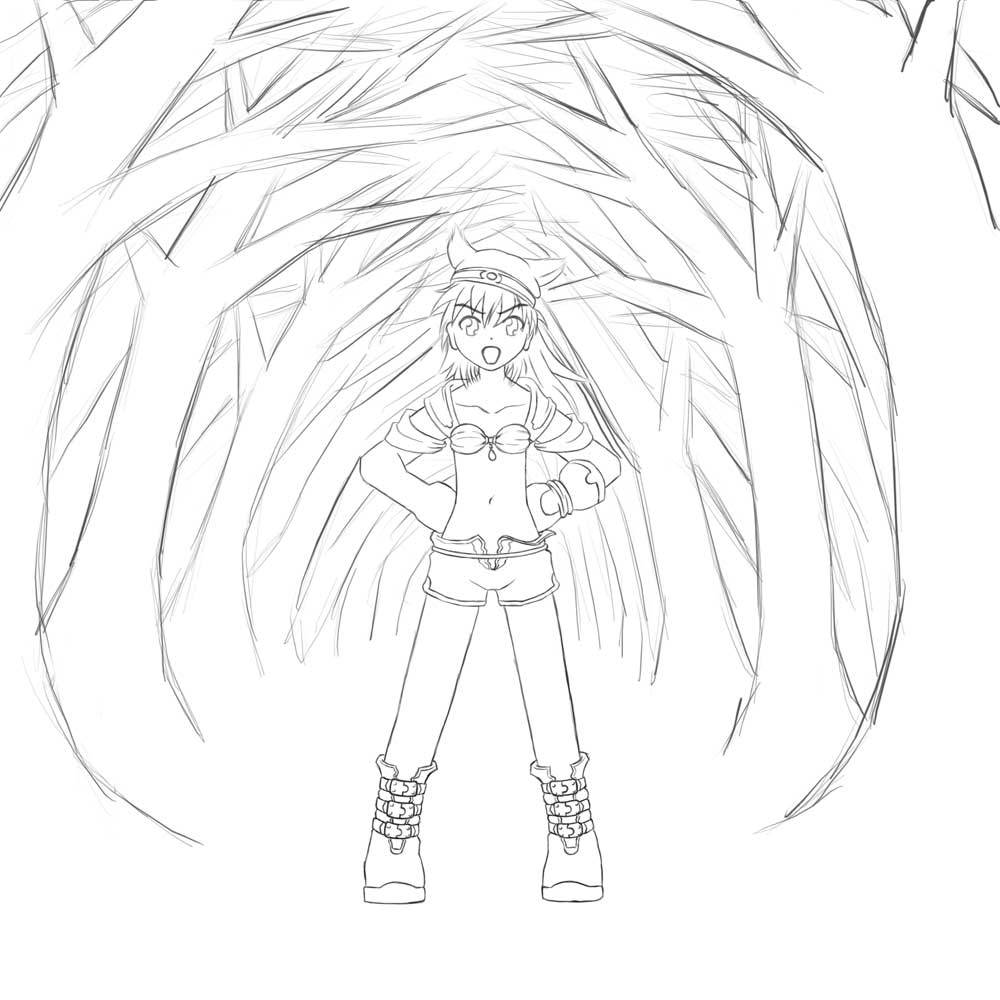 Girl in a forest
Yes it's apalling
