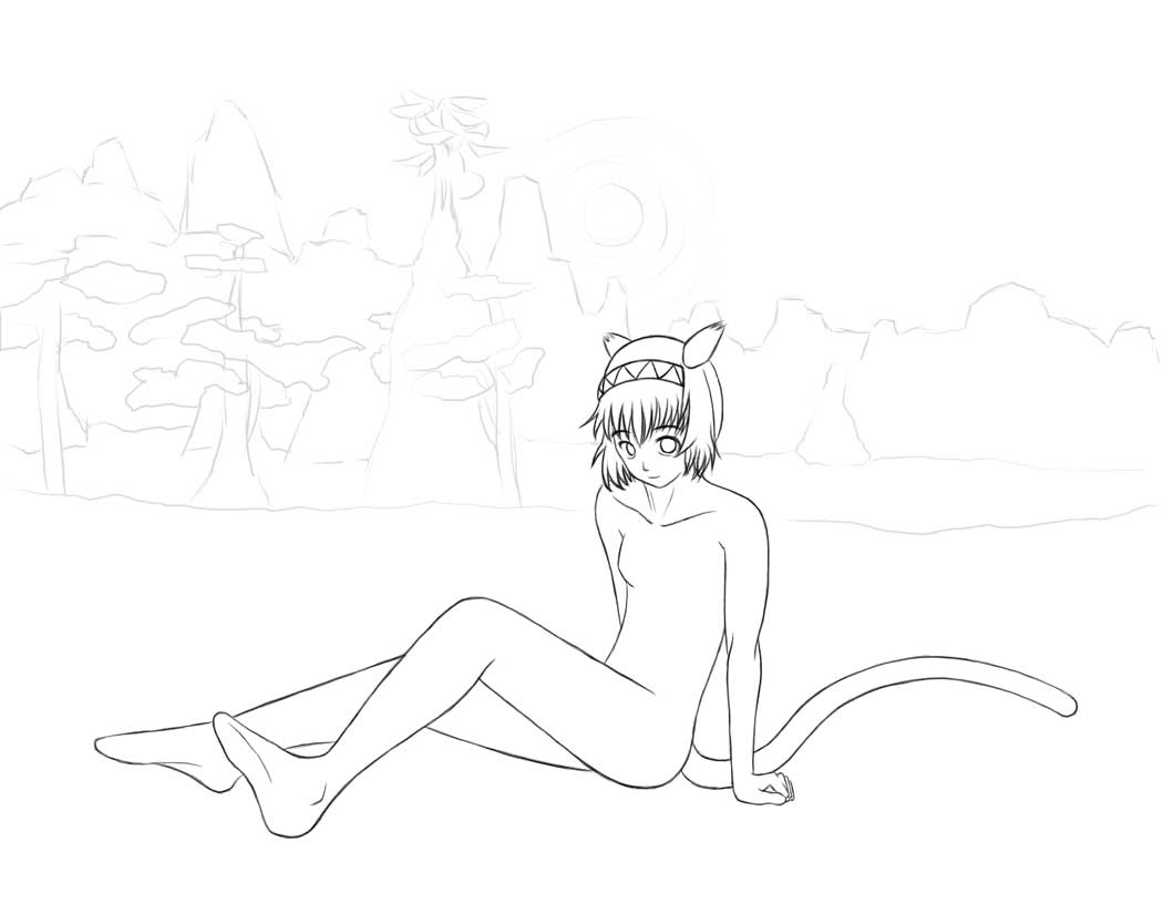 Phoe
I was originally drawing a picture of Phoe and Xylia from the Genki Linkshell in FFXI but ended up getting sidetracked and this was the result. I drew the Phoe/Xylia picture afterwards ^^
Keywords: Final Fantasy XI Mithra Phoe