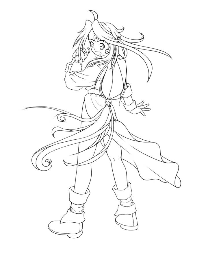 Skuld
So many things wrong with this picture >_< hands wrong, feet wrong, hair wrong T_T I think one of the sleeves looks okay though
Keywords: Ah My Goddess Skuld