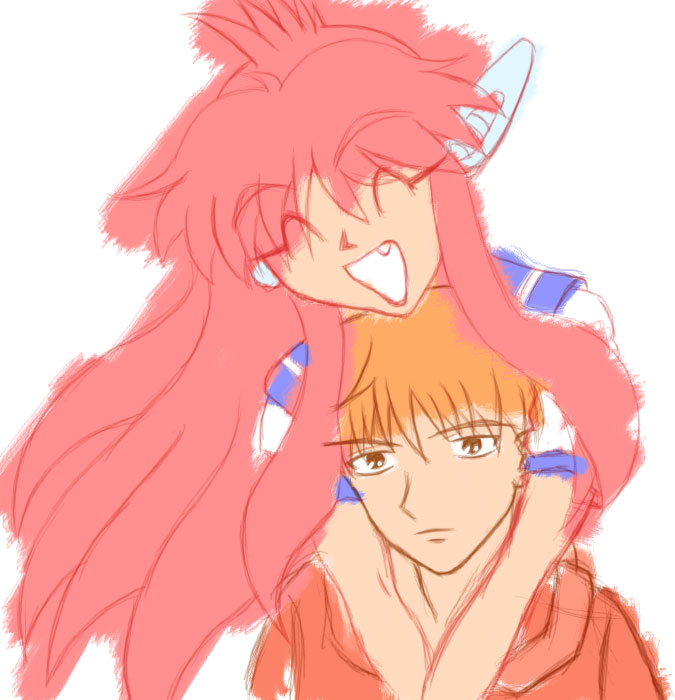 NukuNuku & Kyo
Complete crap. Was trying out a 'lazy CGing' method - didn't work.
