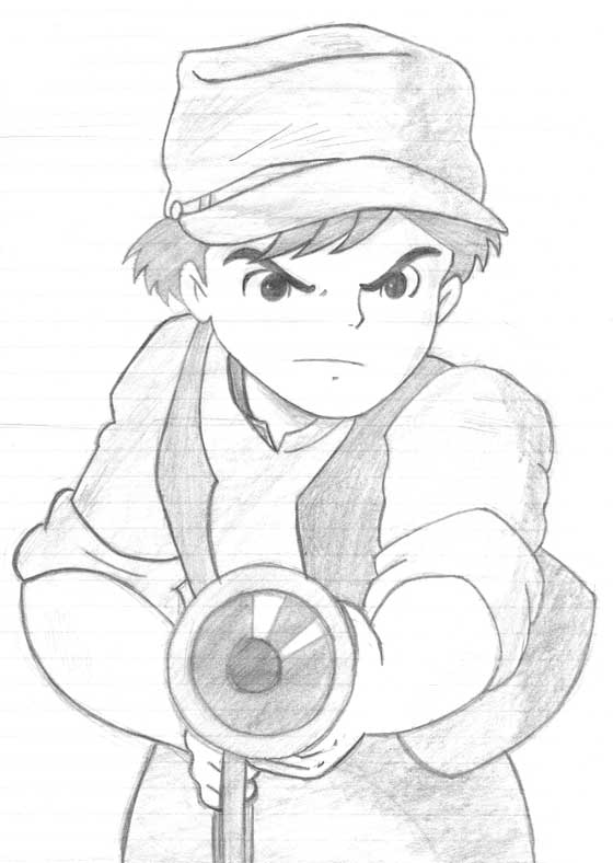 Pazu
A copy of Pazu with the pirate gun.
