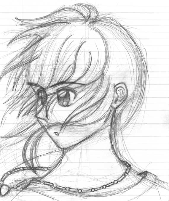 Blowy Hair
I dubbed this 'generic blowy hair pic' when I finished it.
