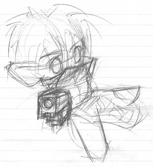 Xiao
Yes, I know it's apalling >_>
One of several random things drawn while at work waiting for wing chun. This one if of my VtM vampire, Xiao
Keywords: vampire xiao