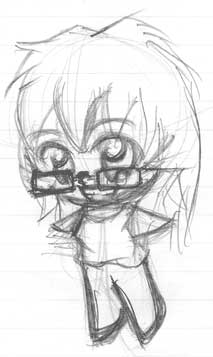 Me?
Random sketch at work - I decided that they probably looked like me >_>;
