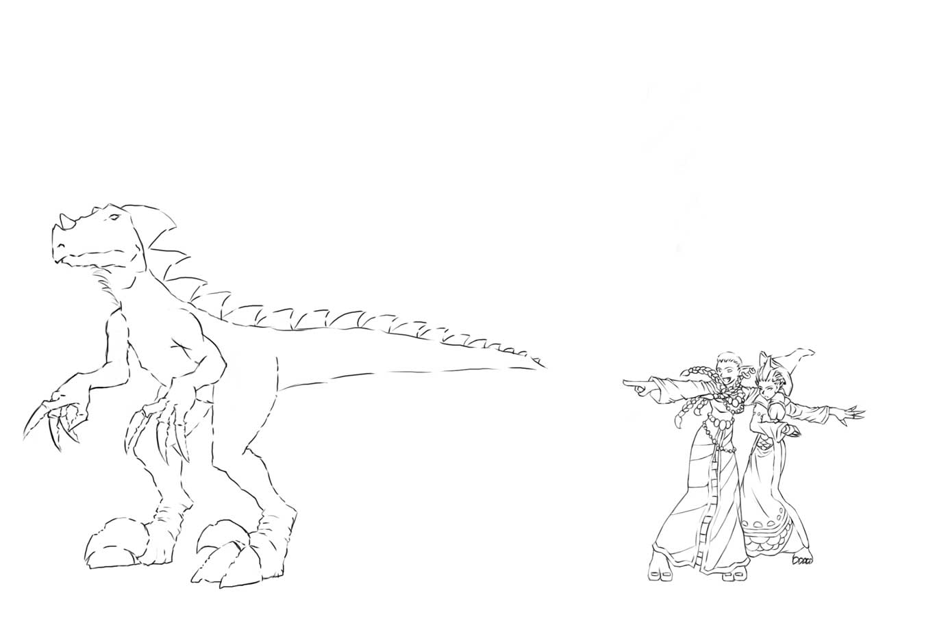 Amabeth spots a new potential mount
<Amabeth> "I want that one"
<Remii> ...
Keywords: World of Warcraft Remii Amabeth Troll Scourge Undead Raptor