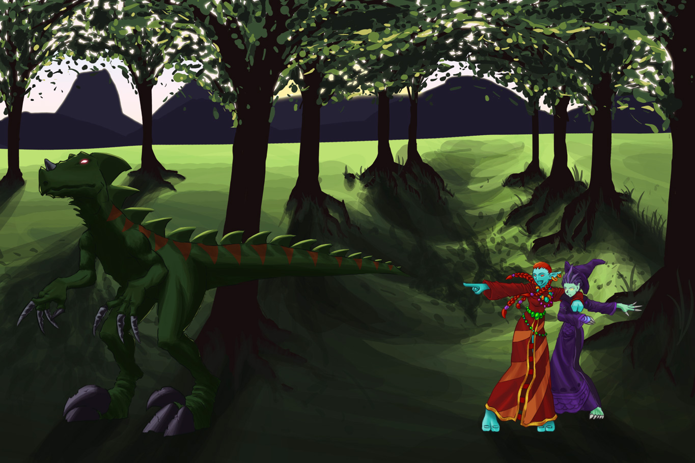 Amabeth spots a new potential mount
<Amabeth> "I want that one"
<Remii> ...
Keywords: World of Warcraft Remii Amabeth Troll Scourge Undead Raptor