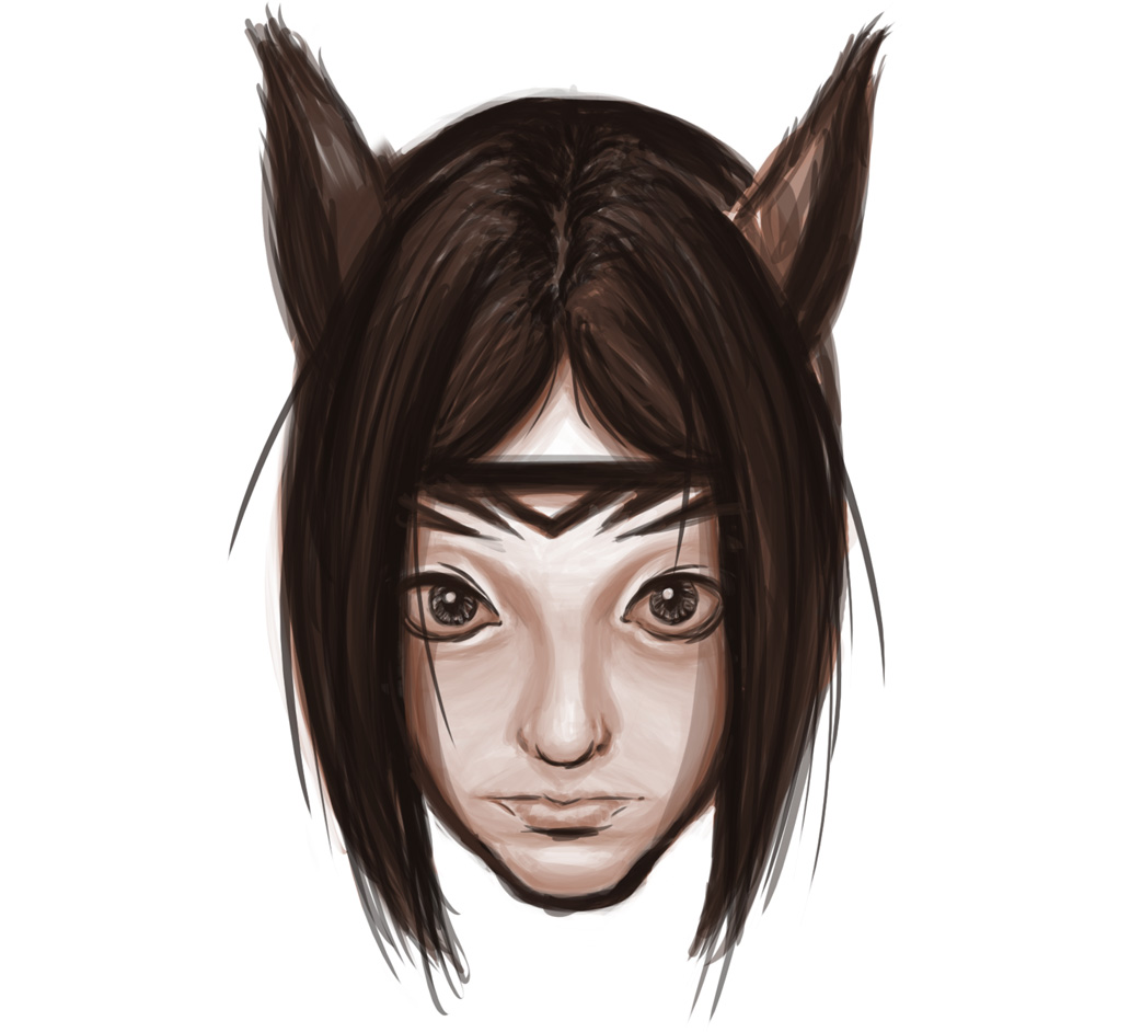 Goth Xylia
Well, she was originally going to be a goth Xylia, but she doesn't really look very gothy does she?

This took a day to draw.
Keywords: Final Fantasy XI Xylia Mithra Goth