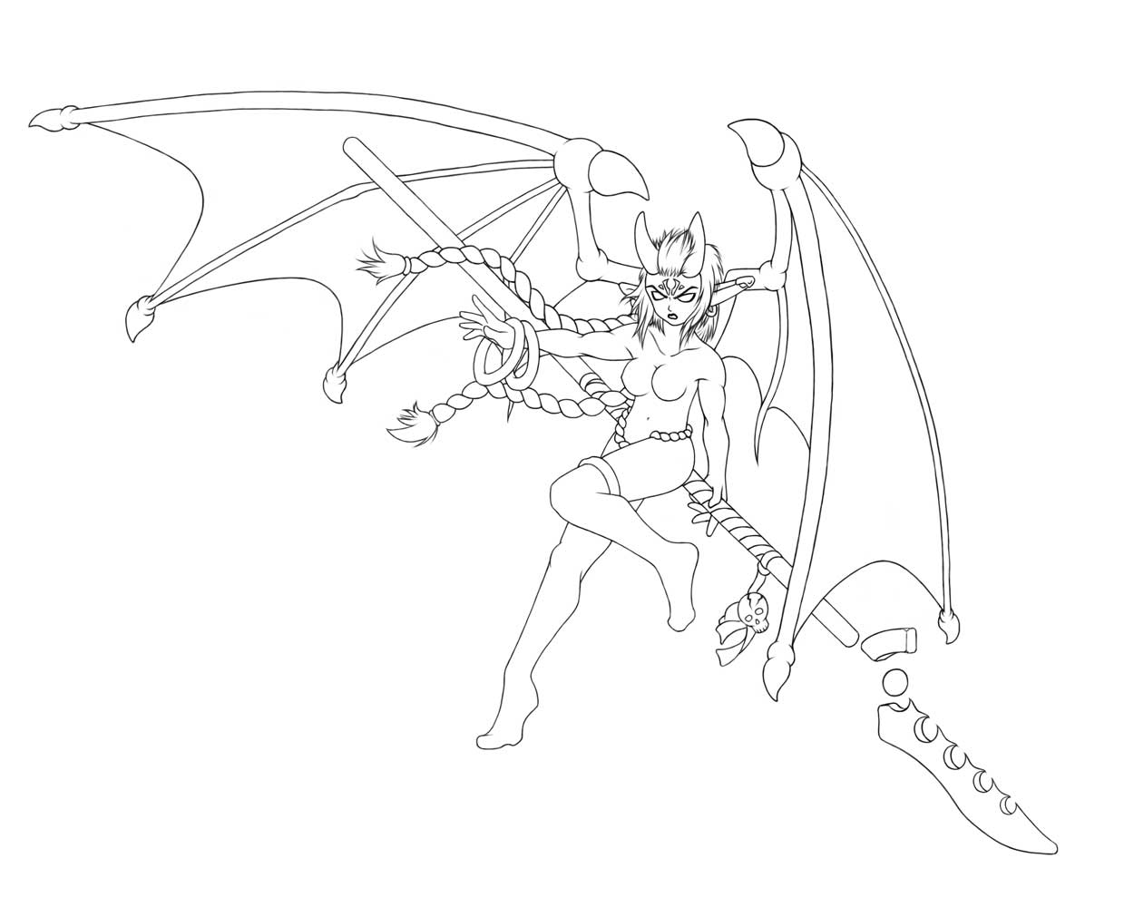 Yuri in Hell #3
Another attempt as depicting a demonic Yuri
