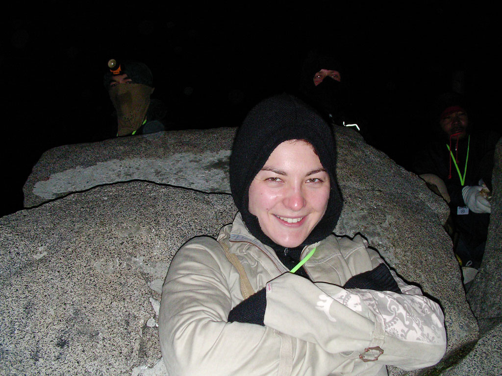 Jo at the summit yet again
