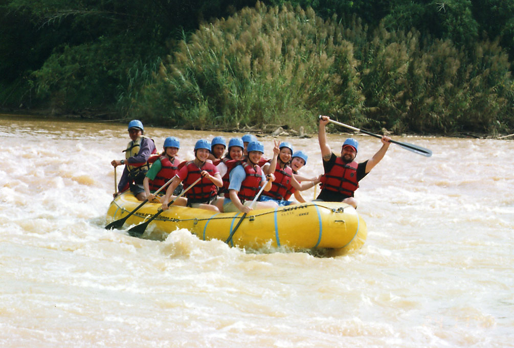White Water Rafting at KK
