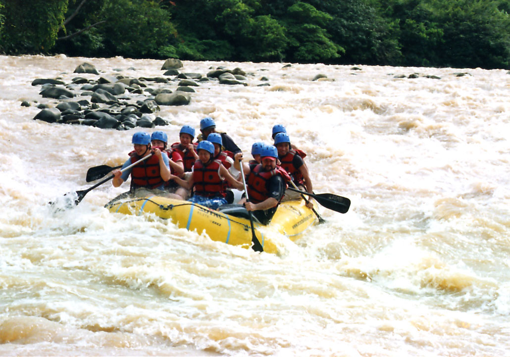 White Water Rafting at KK
